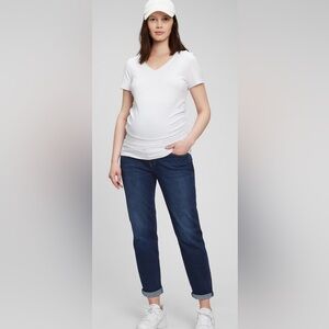 GAP- Maternity True Waistband Full Panel Girlfriend Jeans